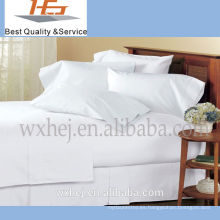 Hotel Single Twin Quen King Size de juego de cama blanco